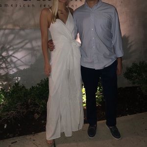 American Threads White Jumpsuit